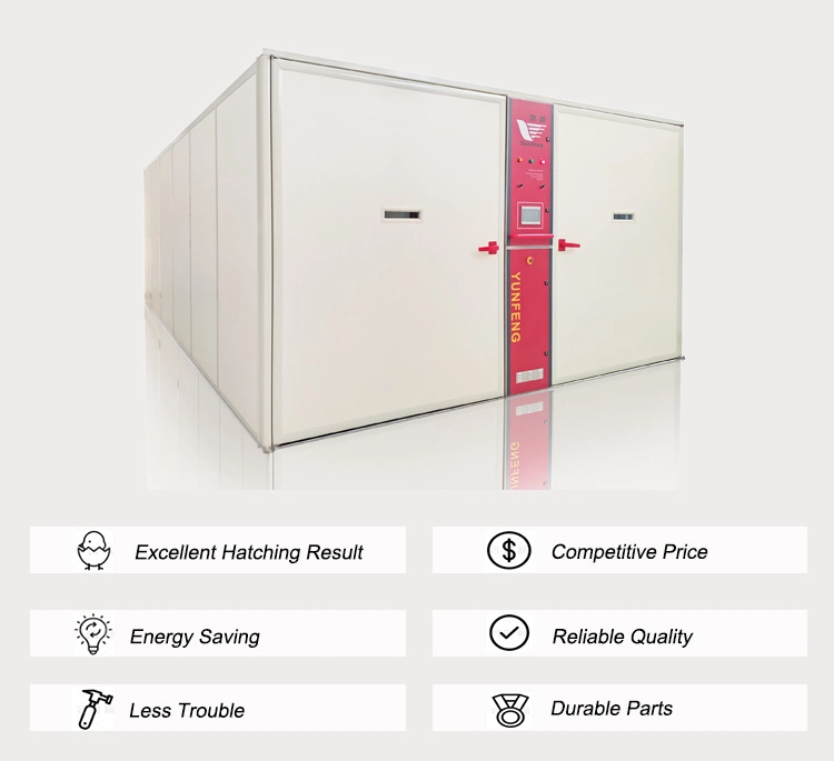 YFDF-38400 S-Line Singlestage Chicken Egg Incubators 38400 Egg Capacity