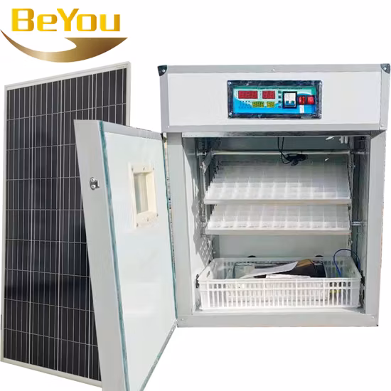 Farming Solar 176 Eggs Automatic Setter Hatcher Machine Industry Chicken Incubator